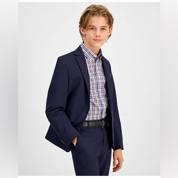 Princeton navy Italian wool boys 17-18 suit - Picture 2 of 13